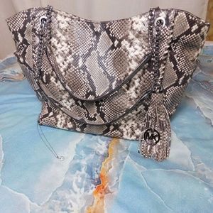 Michael Kors snakeskin purse